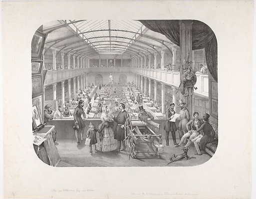 Interior of Lemercier's Lithographic Printing House