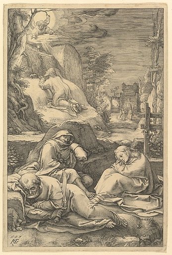 The Agony in the Garden, from "The Passion of Christ"
