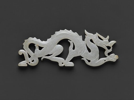 Plaque in the shape of a dragon
