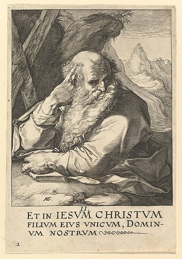 St.  Andrew, from "Christ, the Apostles and St. Paul with the Creed"