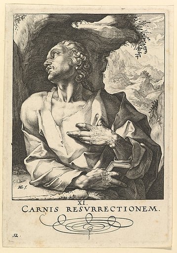 St. Jude Thaddaeus, from "Christ, the Apostles and St. Paul with the Creed"