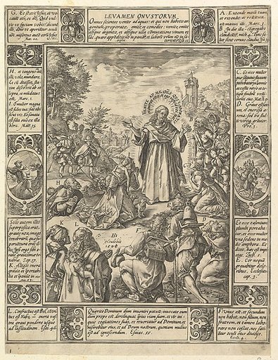 Levamen Onostrorum, from "Allegories of the Christian Faith, from Christian and Profane Allegories"