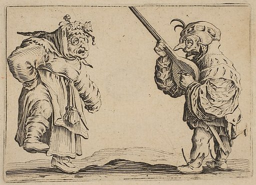 Les Danseurs au Luth (The Dancers with a Lute), from "Les Caprices" Series B, The Nancy Set