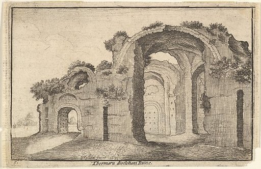 Baths of Diocletian, Rome, from "Roman Ruins"