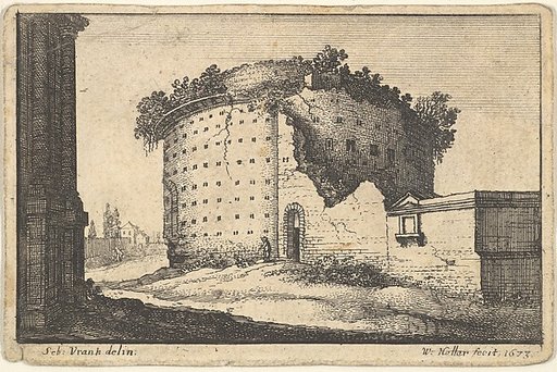 Ruins of a Round Building, from "Roman Ruins"