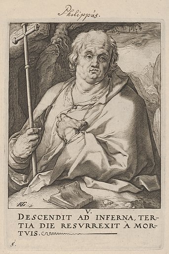 St. Philip, from "Christ, the Apostles and St. Paul with the Creed"