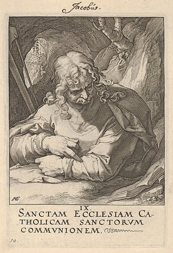 St. James the Less, from "Christ, the Apostles and St. Paul with the Creed"