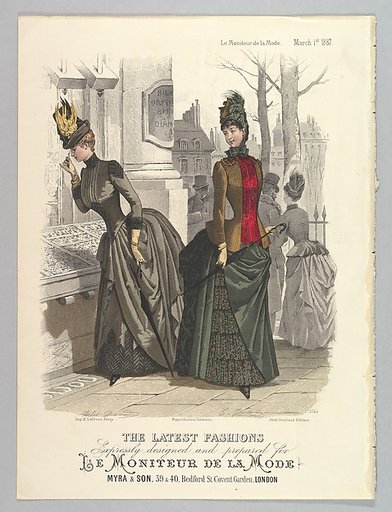 The Latest Fashions, Expressly Designed and Prepared for Le Moniteur de la Mode
