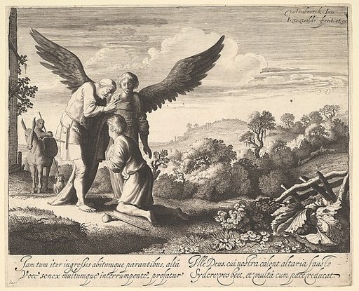 Tobias Blessed by Blind Tobit