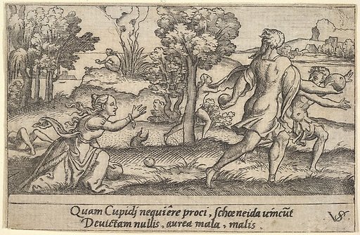 Atalanta and Hippomemes, from "Four Mythological Scenes"