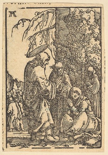 Christ Taking Leave of His Mother, from "The Fall and Salvation of Mankind Through the Life and Passion of Christ"