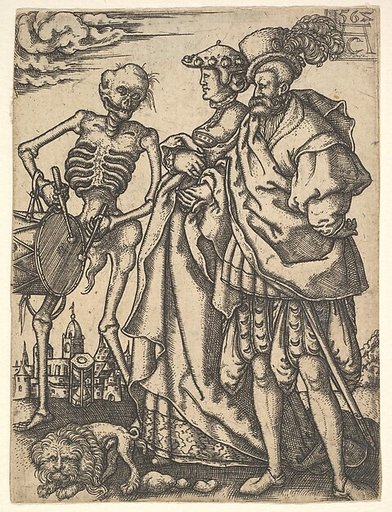 Couple and Death with a Drum, from "The Dance of Death"