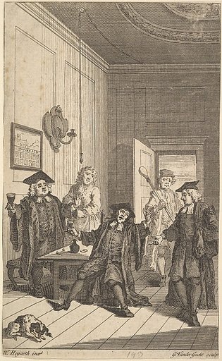 Frontispiece to "The Humours of Oxford"