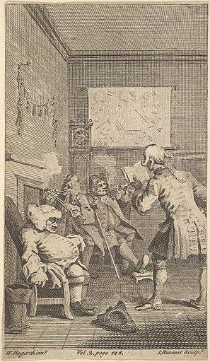 "Tristram Shandy," Frontispiece, Volume 1,