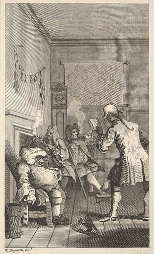 Frontispiece to "Tristram Shandy," Volume 1