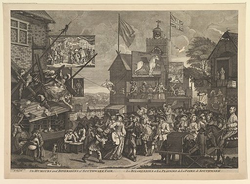 The Humours and Diversions of the Southwark Fair / Les Bizarerries et Les Plaisirs de La Foire de Southwark