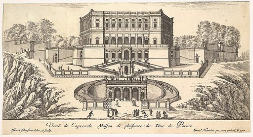 View of Caprarola, from "Fifteen Views of Italy and France"