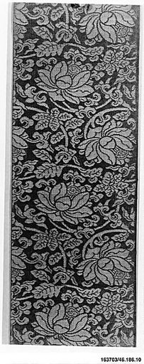 Sutra Cover with Lotus Scroll