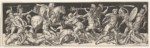 Plate from "Battles and Victories" (Combats et Triomphes)