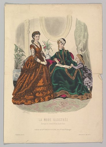 No. 51, from "La Mode Illustrée"