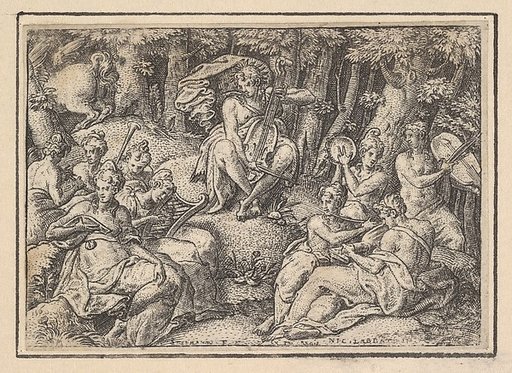 Apollo on Parnassus (Apollon sur le Parnasse)