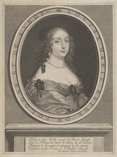 Portrait of Louise Marie, Queen of Poland and Sweden