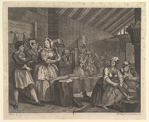 A Harlot's Progress, Plate 4