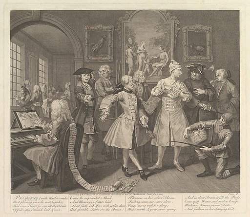 A Rake's Progress, Plate 2