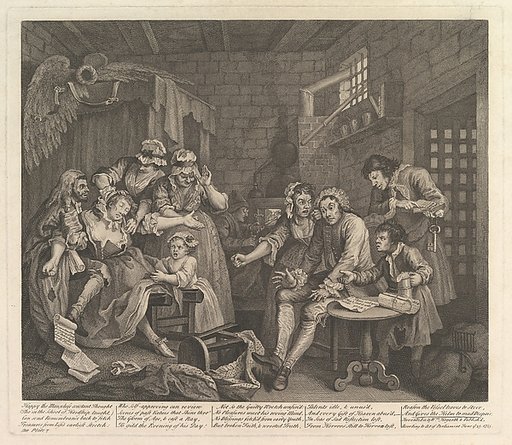 A Rake's Progress, Plate 7