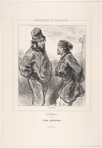 Sans profession, from "Bohèmes, Masques et Visages"