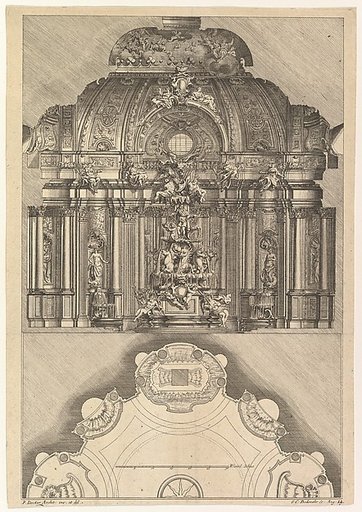 Cross-section and Floorplan of an Indoor Grotto