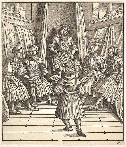 Illustration from "The White King" (Der Weiß König)