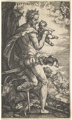 Saturn, from "The Gods Who Preside Over the Planets"