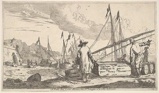Title page from "Quelque navieres deisseigner & graver par Remy Zeeman"