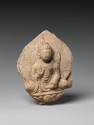 Seated Dipankara Buddha with Flaming Shoulders
