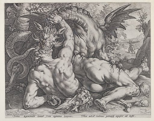 The Dragon Devouring  the Companions of Cadmus