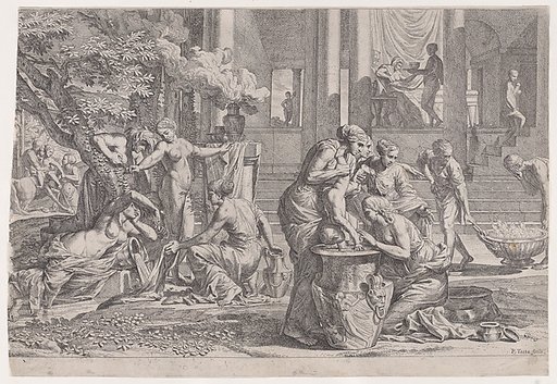 The birth and the infancy of Achilles