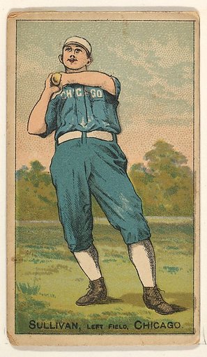 Sullivan, Left Field, Chicago, from the Gold Coin series (N284) for Gold Coin Chewing Tobacco