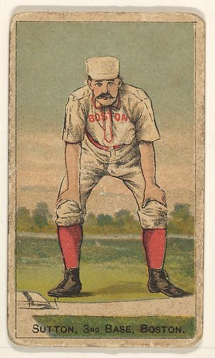 Sutton, 3rd Base, Boston, from the Gold Coin series (N284) for Gold Coin Chewing Tobacco
