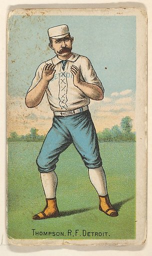 Thompson, R. F., Detroit, from the Gold Coin series (N284) for Gold Coin Chewing Tobacco