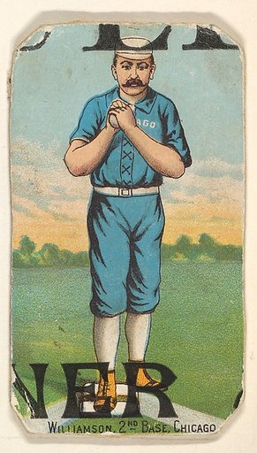 Williamson, 2nd Base, Chicago, from the Gold Coin series (N284) for Gold Coin Chewing Tobacco