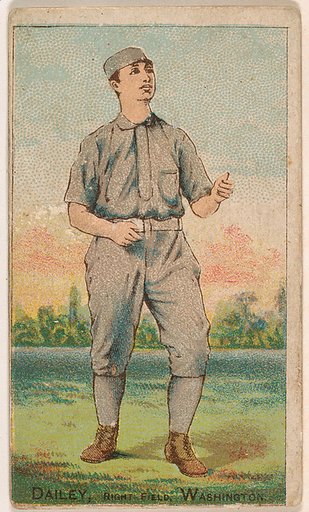 Dailey, Right Field, Washington, from the Gold Coin series (N284) for Gold Coin Chewing Tobacco