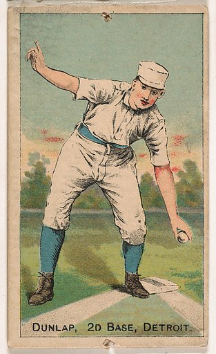 Dunlap, 2nd Base, Detroit, from the Gold Coin series (N284) for Gold Coin Chewing Tobacco