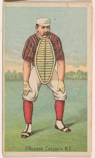 O'Rourke (Hands On Thighs), Catcher, New York, from the Gold Coin series (N284) for Gold Coin Chewing Tobacco