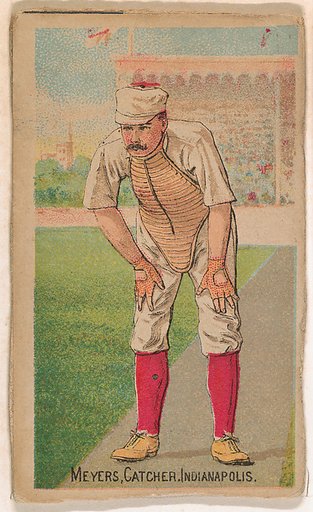 Meyers, Catcher, Indianapolis, from the Gold Coin series (N284) for Gold Coin Chewing Tobacco