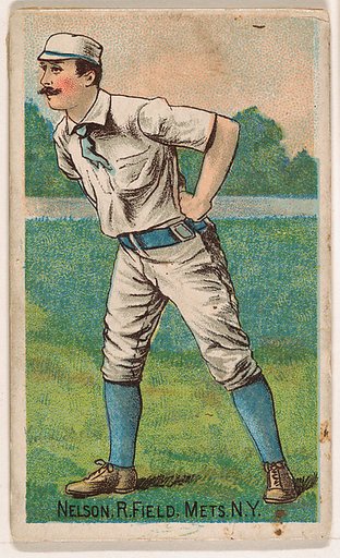 Nelson, Right Field, Mets, New York, from the Gold Coin series (N284) for Gold Coin Chewing Tobacco