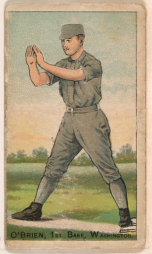 O'Brien, 1st Base, Washington, from the Gold Coin series (N284) for Gold Coin Chewing Tobacco