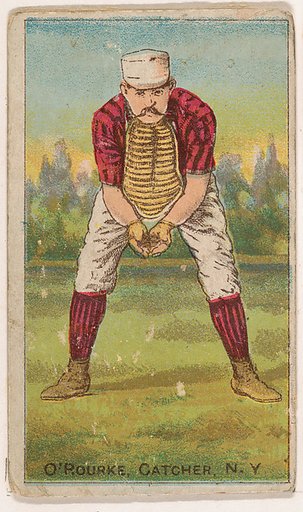 O'Rourke, Catcher, New York, from the Gold Coin series (N284) for Gold Coin Chewing Tobacco