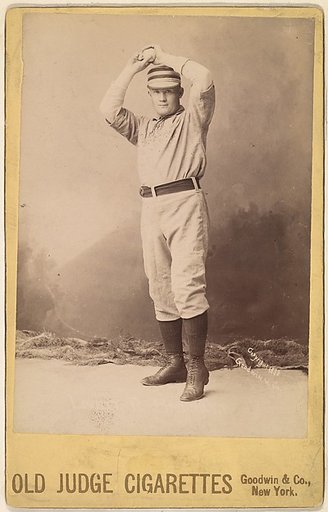Lovett, Pitcher, Brooklyn, from the series Old Judge Cigarettes