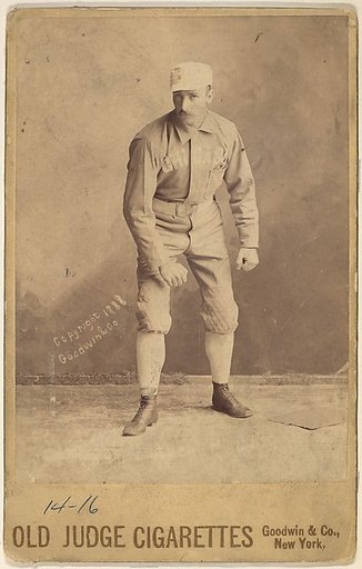 George Van Haltren, Chicago, from the series Old Judge Tobacco